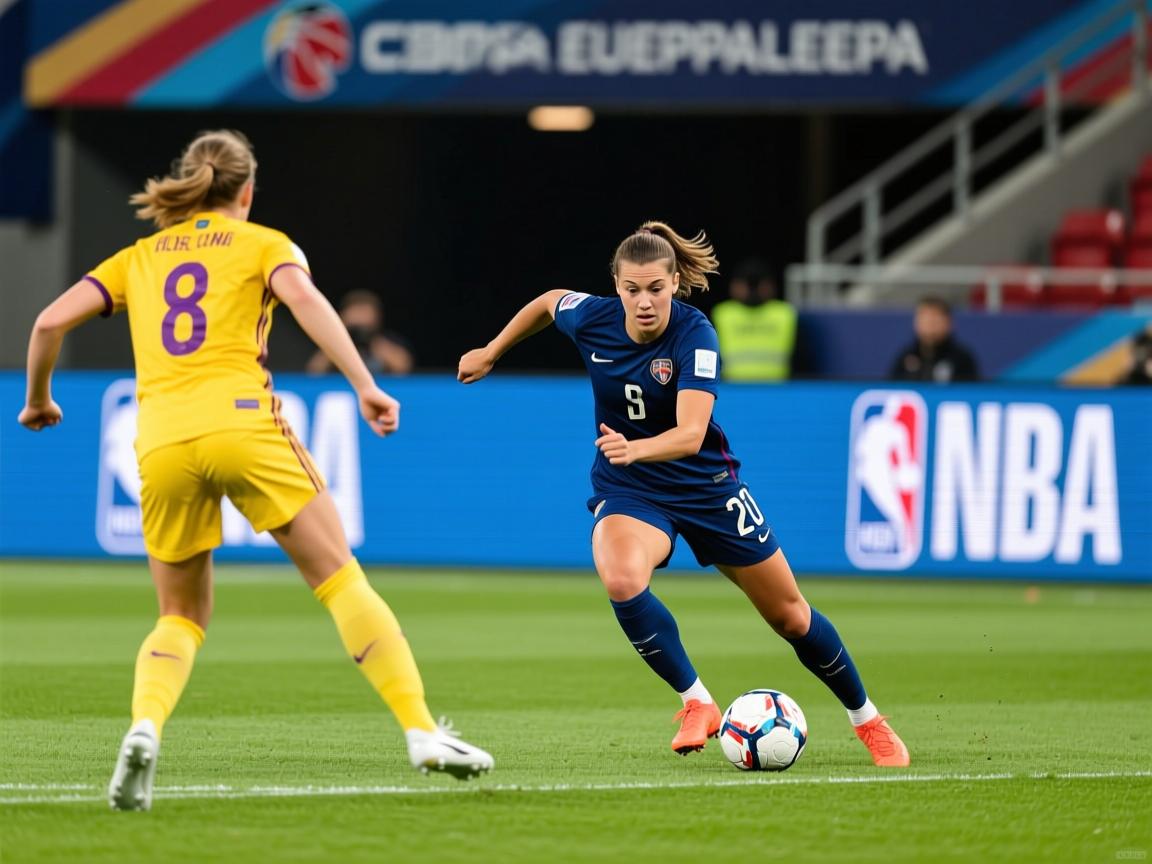 欧洲女足联赛开启,球员拼搏全力 第3张